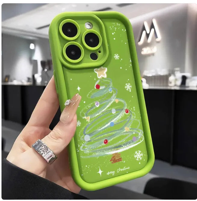 Christmas Time Is Here! Festive Christmas Tree Silicone Phone Case