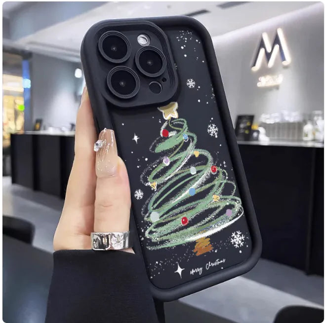 Christmas Time Is Here! Festive Christmas Tree Silicone Phone Case
