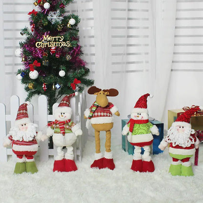Christmas Time Is Here: Stretchable Santa Figurines - The Defined Collective
