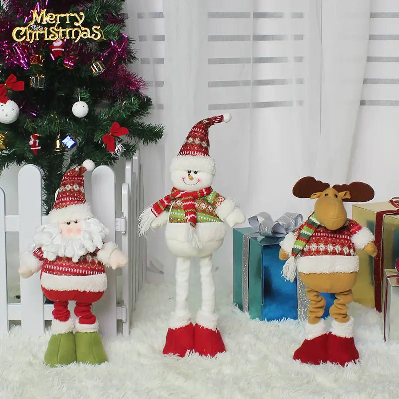 Christmas Time Is Here: Stretchable Santa Figurines - The Defined Collective
