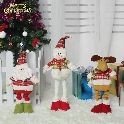 Christmas Time Is Here: Stretchable Santa Figurines - The Defined Collective