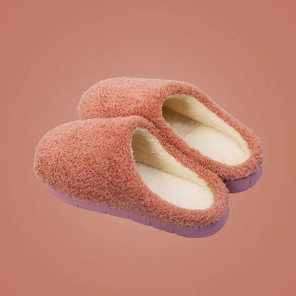 Cozy Intentions: Fleece Non - Slip Slippers (Unisex) - The Defined Collective