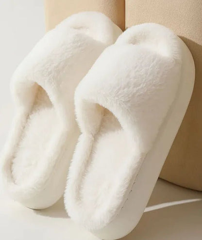 Cozy Intentions: Luxe Faux Lounge Slippers - The Defined Collective