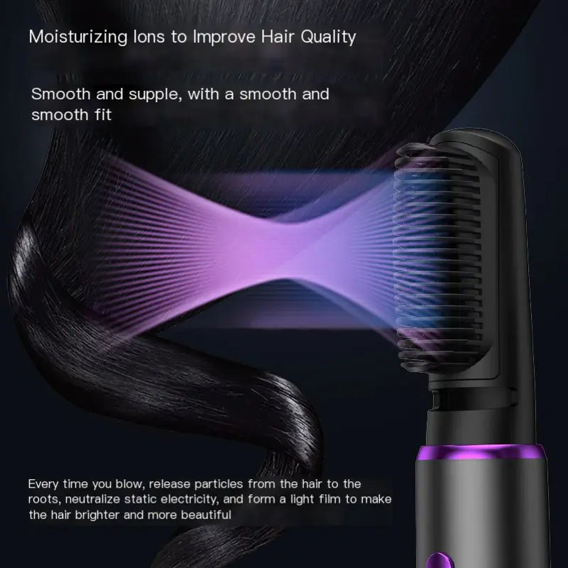 Creator Essentials: 5 - in - 1 Ionic Hair Styler & Dryer Comb - The Defined Collective