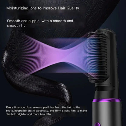 Creator Essentials: 5 - in - 1 Ionic Hair Styler & Dryer Comb - The Defined Collective