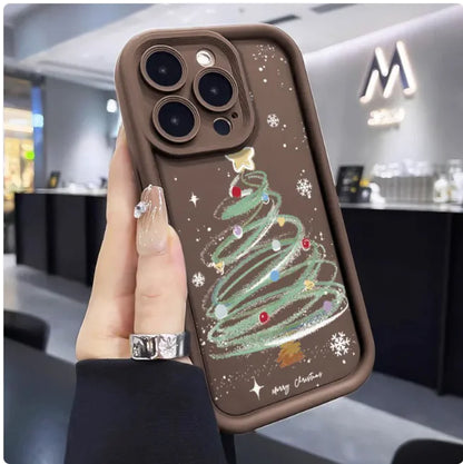 Christmas Time Is Here! Festive Christmas Tree Silicone Phone Case