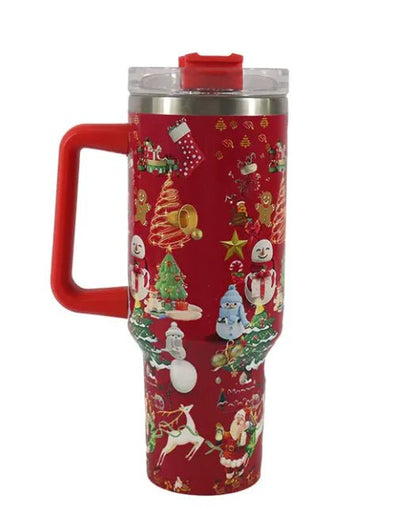 Holiday Cheer Insulated Travel Mug – Limited Christmas Edition - The Defined Collective