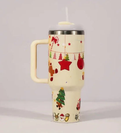 Holiday Cheer Insulated Travel Mug – Limited Christmas Edition - The Defined Collective