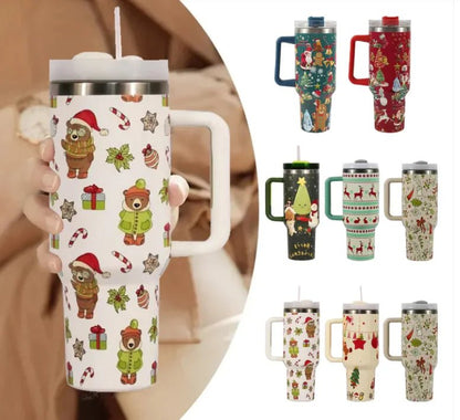 Holiday Cheer Insulated Travel Mug – Limited Christmas Edition - The Defined Collective