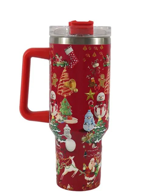 Holiday Cheer Insulated Travel Mug – Limited Christmas Edition - The Defined Collective