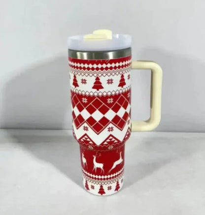 Holiday Cheer Insulated Travel Mug – Limited Christmas Edition - The Defined Collective