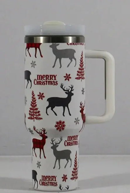 Holiday Cheer Insulated Travel Mug – Limited Christmas Edition - The Defined Collective