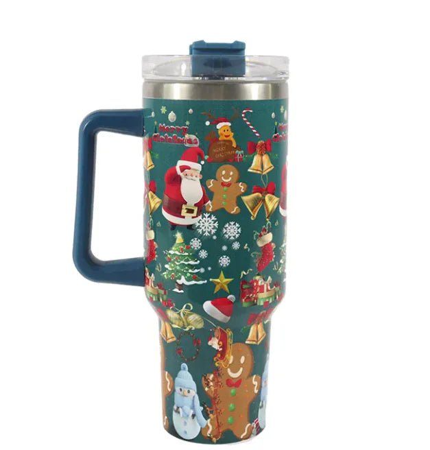 Holiday Cheer Insulated Travel Mug – Limited Christmas Edition - The Defined Collective