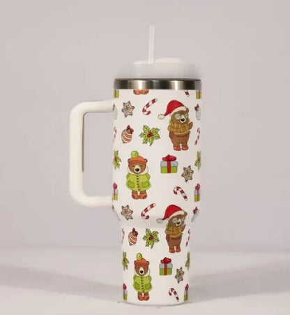 Holiday Cheer Insulated Travel Mug – Limited Christmas Edition - The Defined Collective
