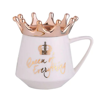 👑 Lit & Inspired: Creative Crown Ceramic Mug - The Defined Collective