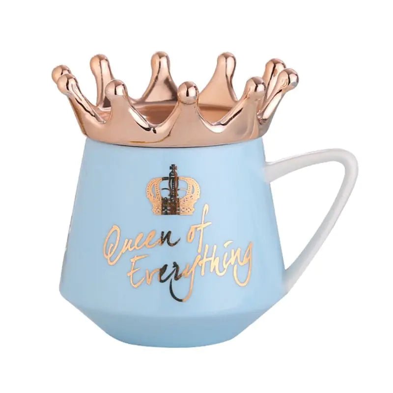 👑 Lit & Inspired: Creative Crown Ceramic Mug - The Defined Collective