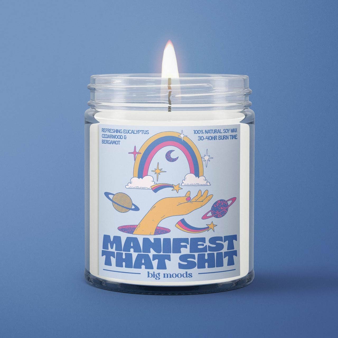 Lit & Inspired: “Manifest That Shit” – 5oz Soy Candle - The Defined Collective