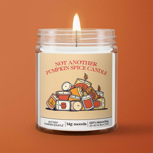 Lit & Inspired: "Not Another Pumpkin Spice Candle " - Soy Candle (5oz) - The Defined Collective