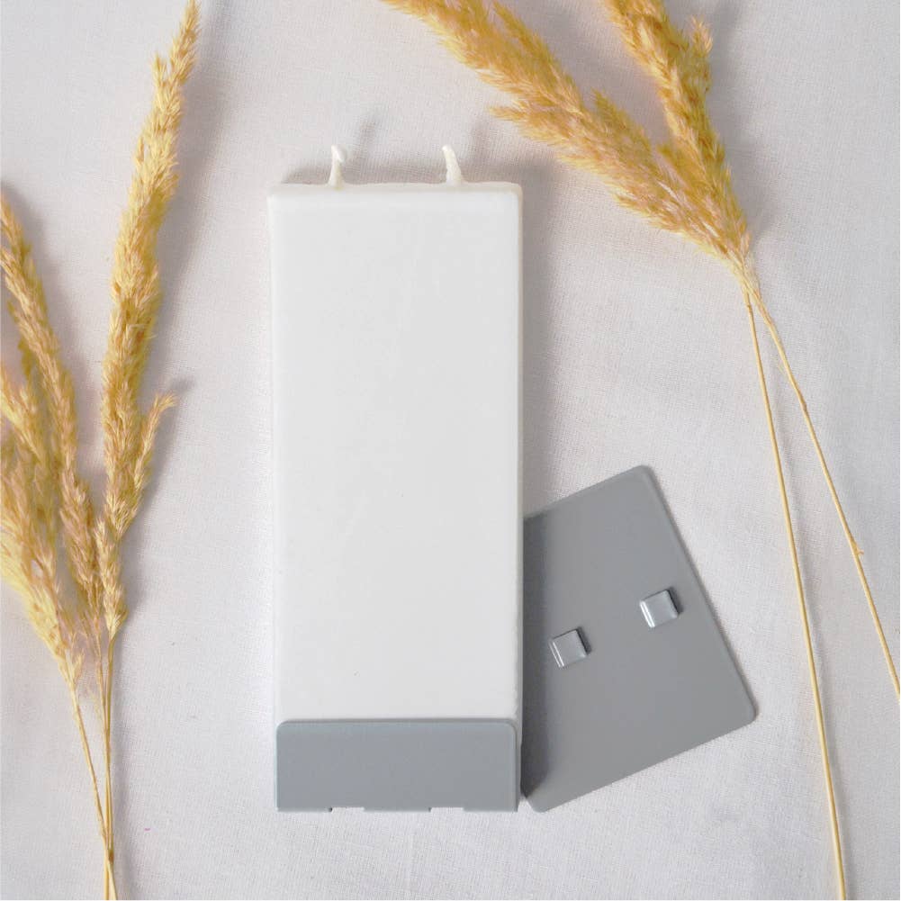 Lit & Inspired: Van Gogh’s Starry Night Hand Painted 6" Flat Candle - The Defined Collective