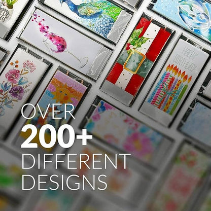 Lit & Inspired: Van Gogh’s Starry Night Hand Painted 6" Flat Candle - The Defined Collective