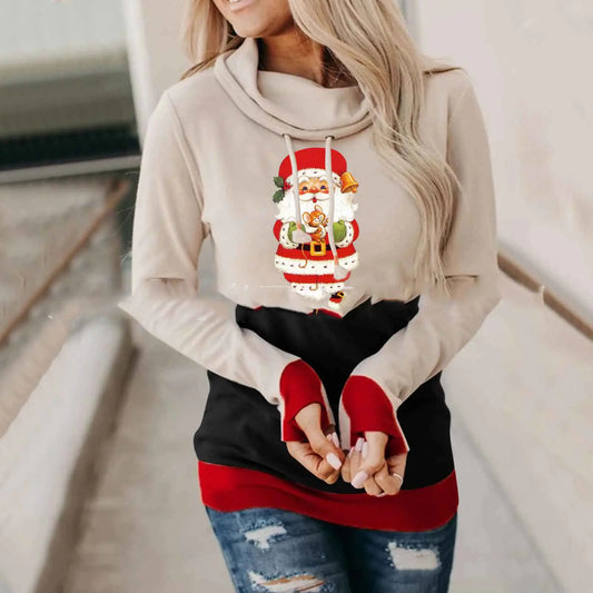 Christmas Time Is Here!  Festive Reindeer Hooded Sweatshirt